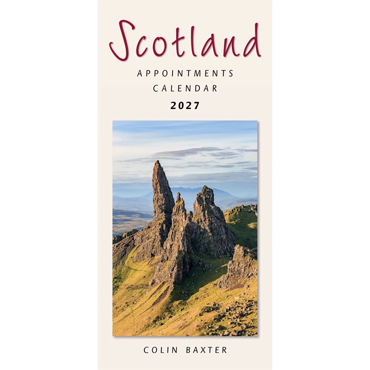 Colin Baxter, Scotland Slim Calendar 2027