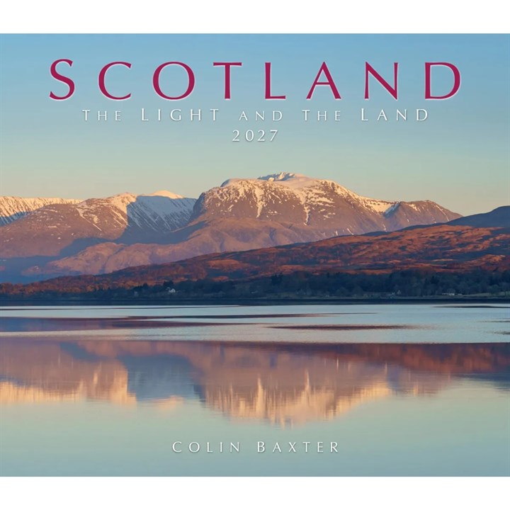 Colin Baxter, Scotland – The Light & The Land Deluxe Calendar 2027