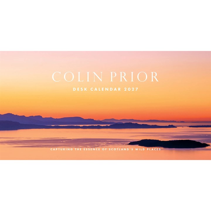Colin Prior, Panoramic Scotland Easel Desk Calendar 2027