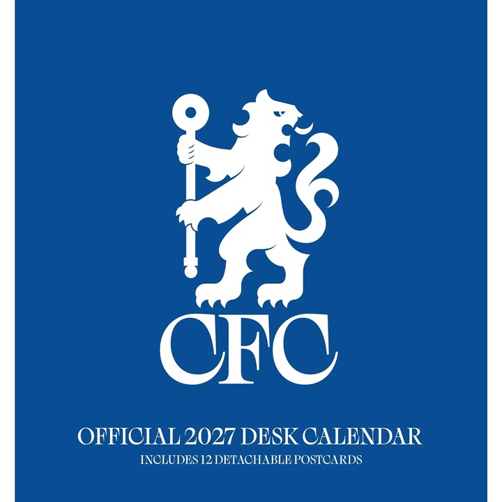 Chelsea FC, Easel Desk Calendar 2027
