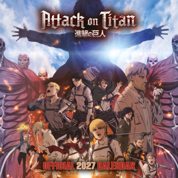 Attack On Titan Calendar 2027