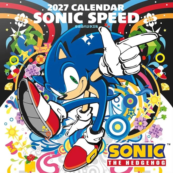 Sonic The Hedgehog Calendar 2027