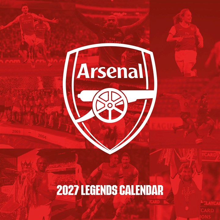 Arsenal FC Legends Calendar 2027