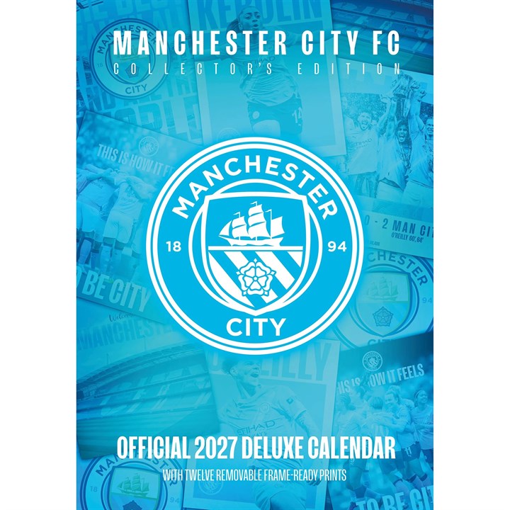 Manchester City FC Collector’s Edition A3 Calendar 2027