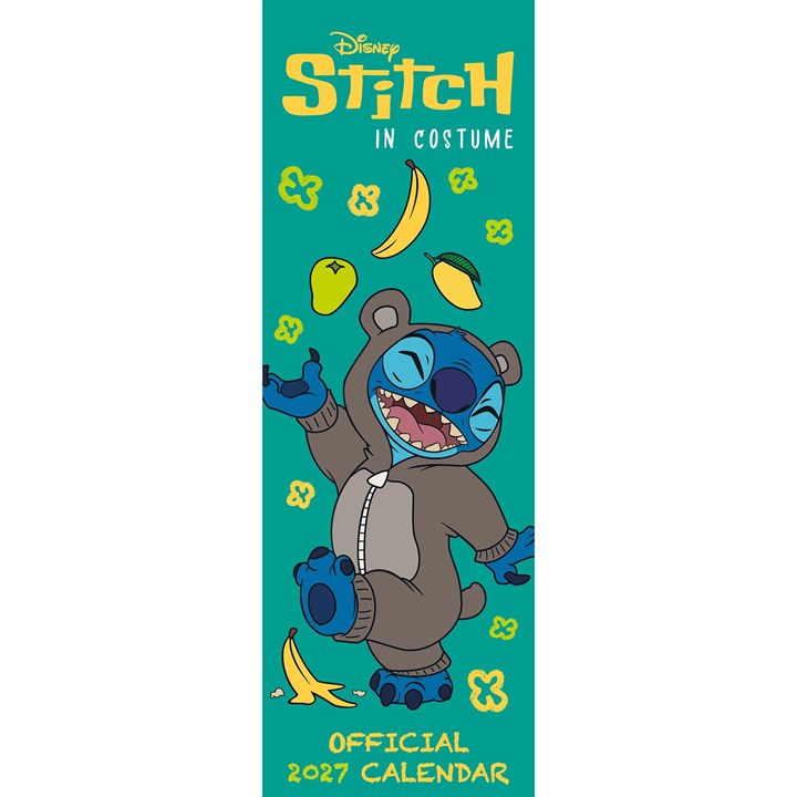 Disney, Stitch Slim Calendar 2027