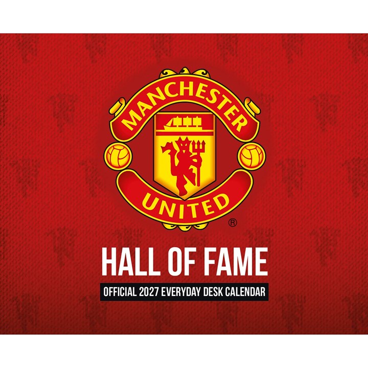 Manchester United FC, Hall of Fame Desk Calendar 2027