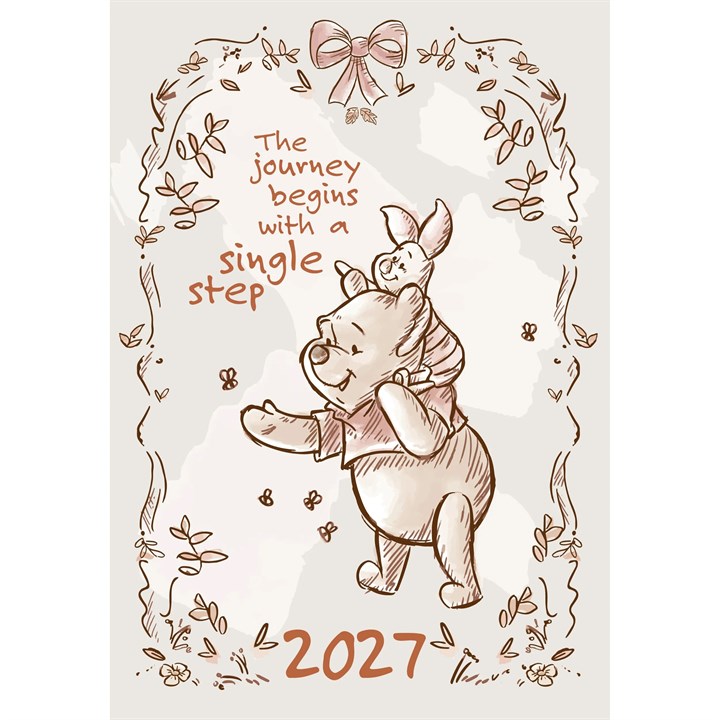 Disney, Winnie The Pooh, Sketch A5 Diary 2027