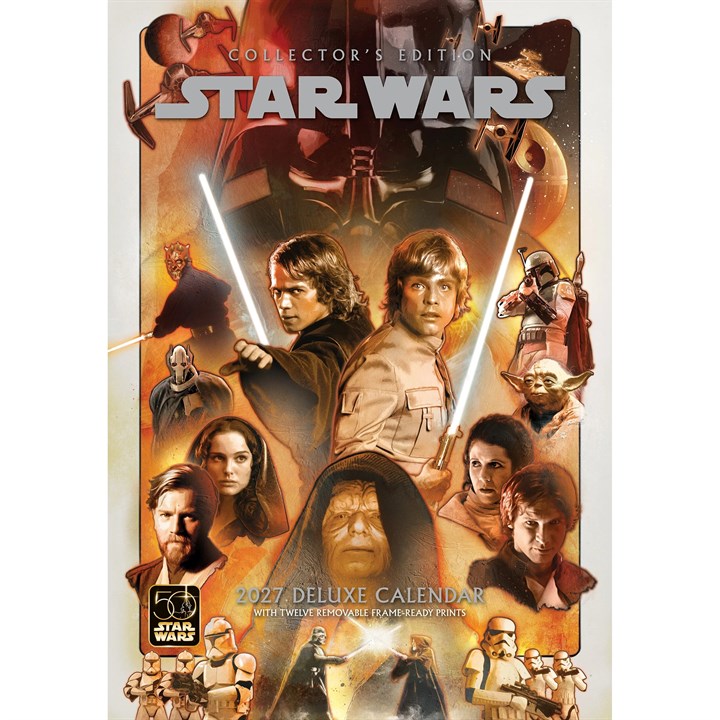Disney Star Wars, Collector’s Edition A3 Calendar 2027