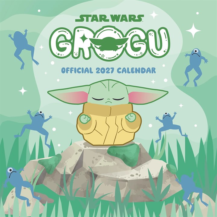 Disney Star Wars, The Mandalorian, Grogu Mini Calendar 2027
