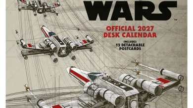Disney Star Wars Easel Desk Calendar 2027