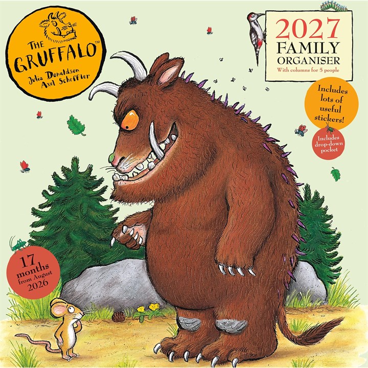 Julia Donaldson, Gruffalo Family Planner 2026 – 2027
