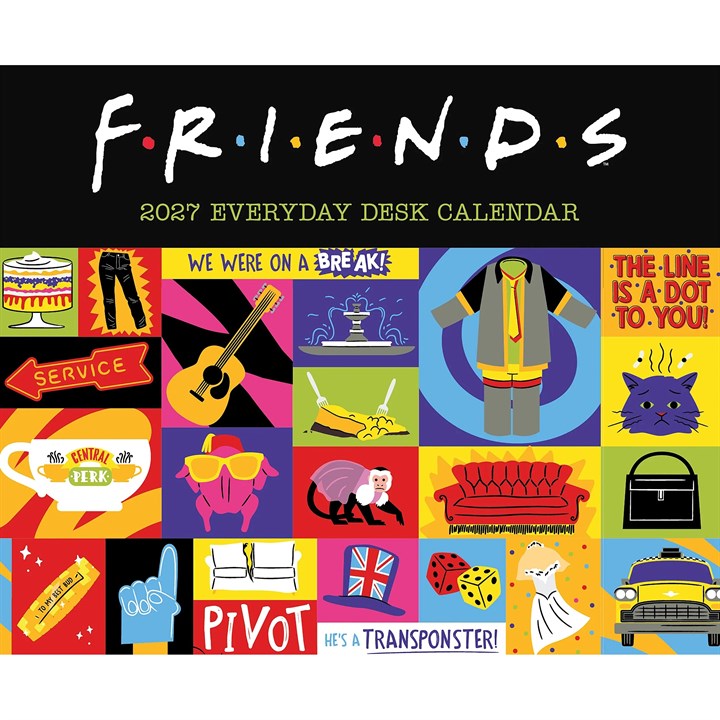 Friends Desk Calendar 2027