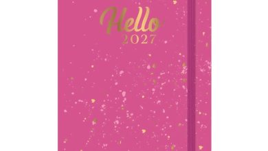 Hello Day To View A5 Diary 2027