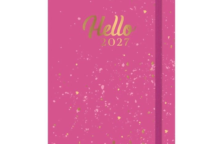 Hello Day To View A5 Diary 2027