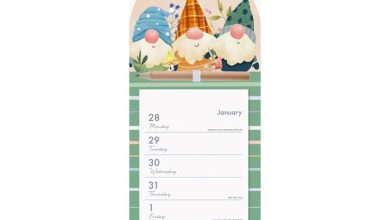 Gonks Magnetic Calendar 2027