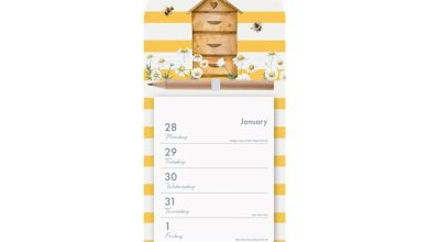 Bees Magnetic Calendar 2027