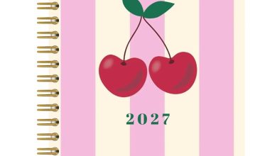Cherry Spiral A5 Diary 2027