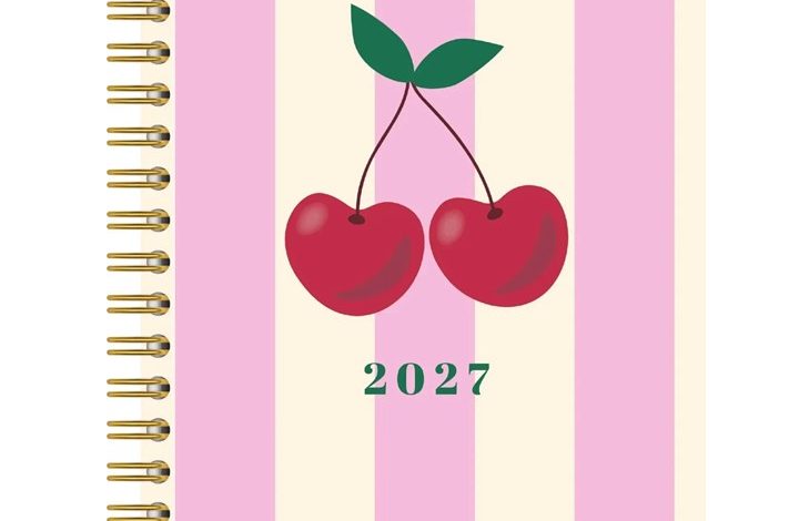 Cherry Spiral A5 Diary 2027