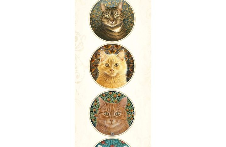 Ivory Cats Slim Calendar 2027