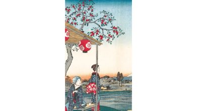 Japanese Woodblocks Slim Calendar 2027