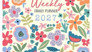 Floral Week to View Family Organiser 2027