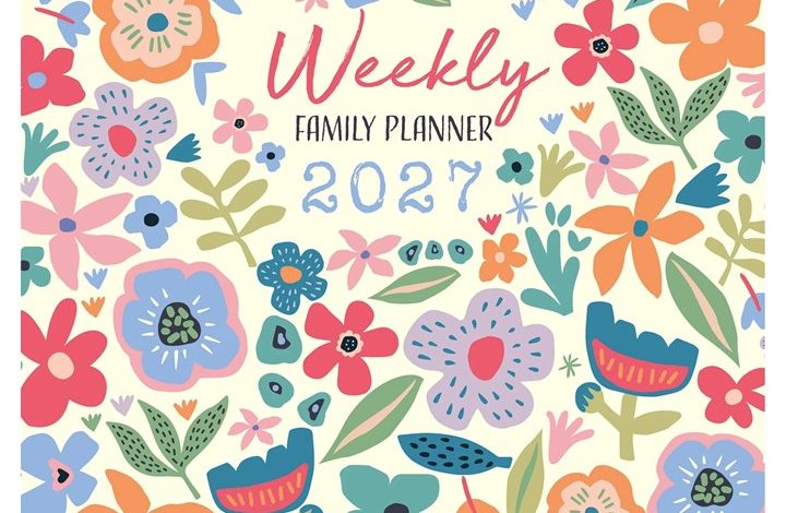 Floral Week to View Family Organiser 2027