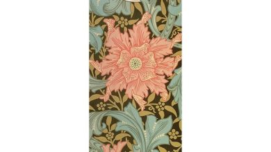 William Morris Slim Calendar 2027