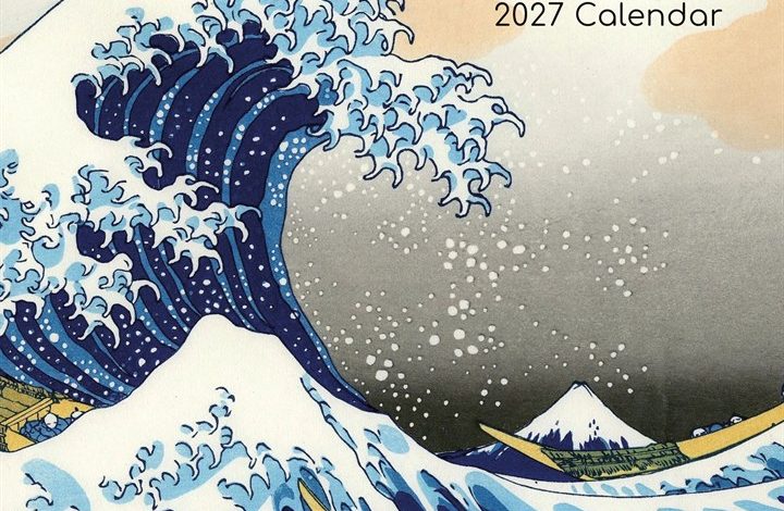 Hokusai Calendar 2027
