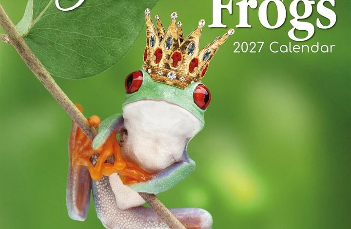 Fabulous Frogs Calendar 2027