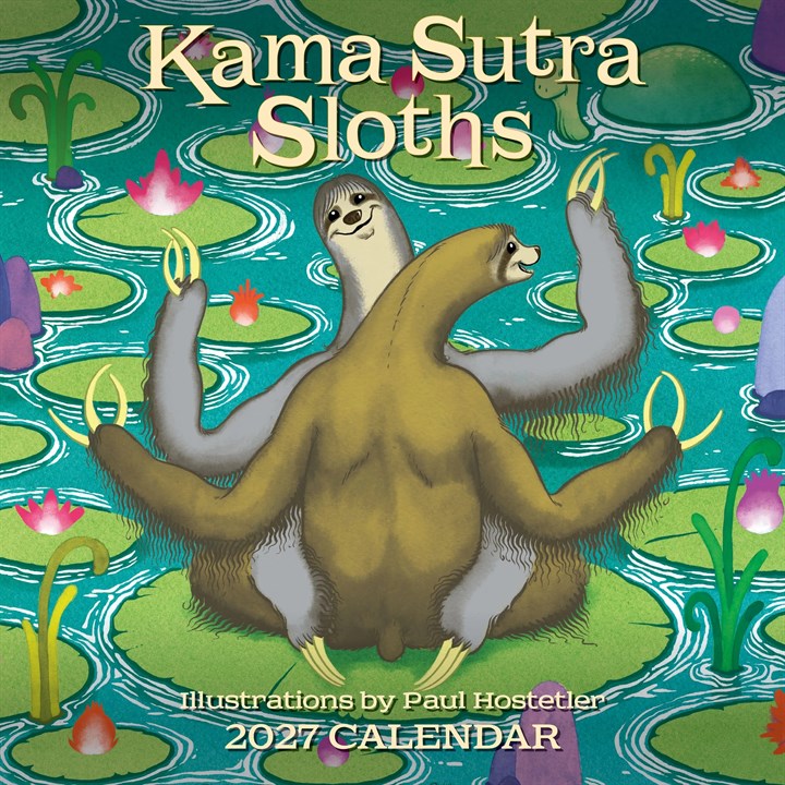 Kama Sutra Sloths Calendar 2027