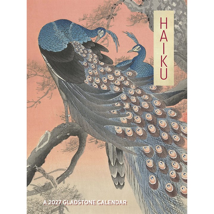 Haiku, Japanese Art A4 Calendar 2027