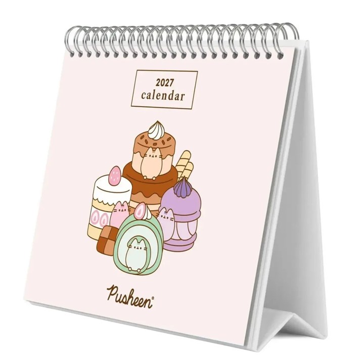 Pusheen Easel Desk Calendar 2027