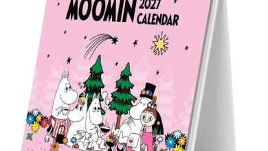 Moomin Easel Desk Calendar 2027
