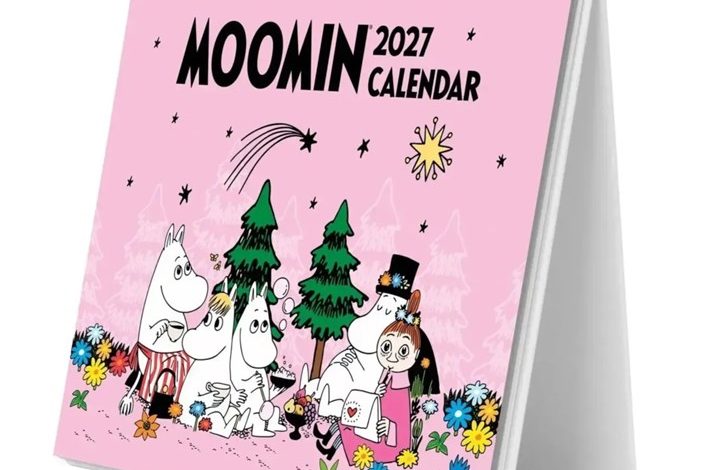 Moomin Easel Desk Calendar 2027