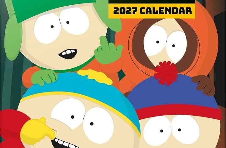 South Park Calendar 2027