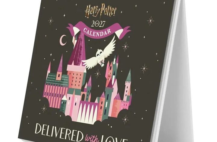 Harry Potter Easel Desk Calendar 2027