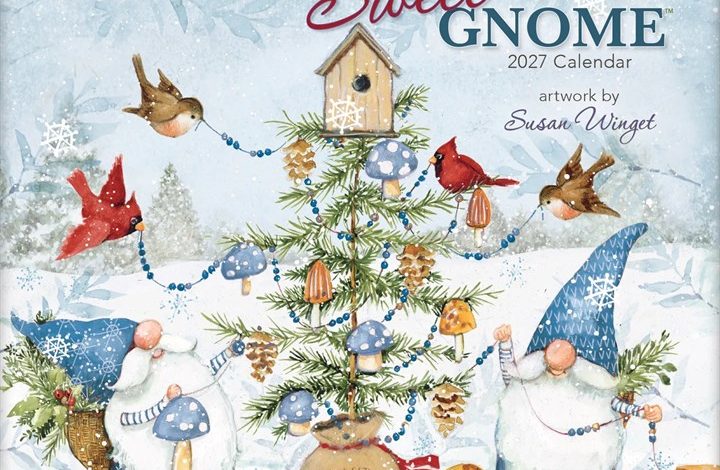 Gnome Sweet Gnome Calendar 2027