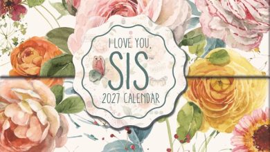 I Love You Sis Mini Desk Calendar 2027