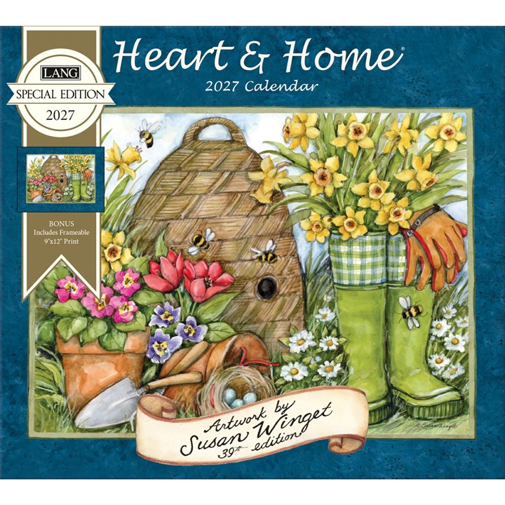 Susan Winget, Heart & Home Deluxe Calendar 2027