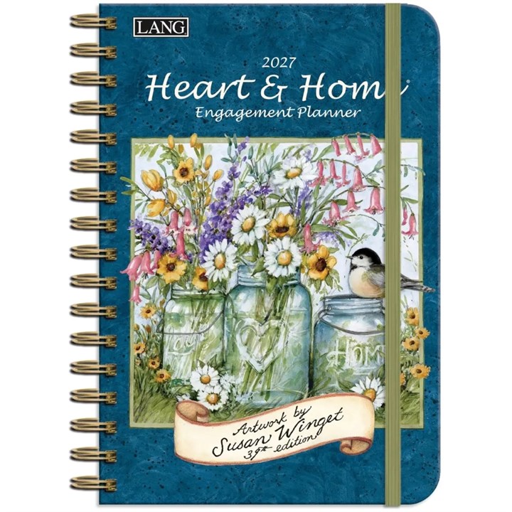 Susan Winget, Heart & Home A5 Diary 2027