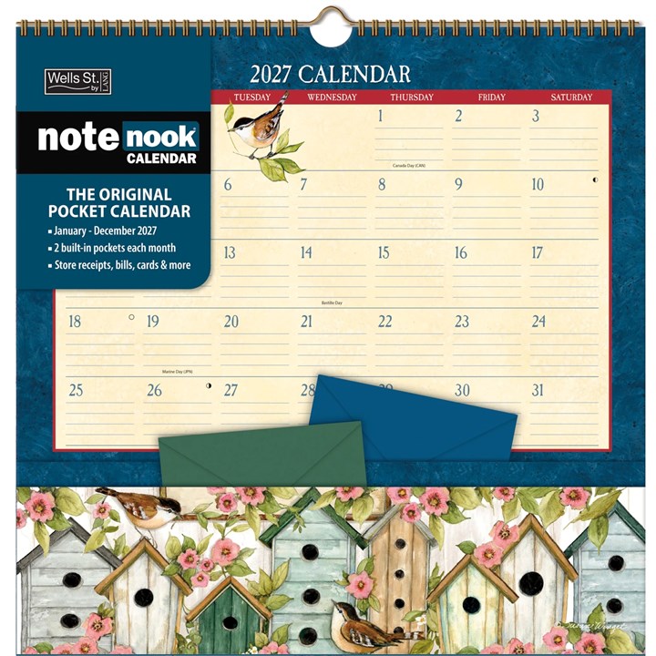 Susan Winget, Heart & Home Note Nook Calendar 2027