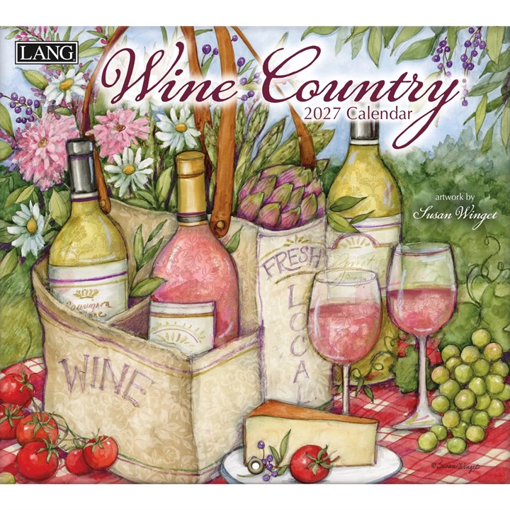 Susan Winget, Wine Country Deluxe Calendar 2027