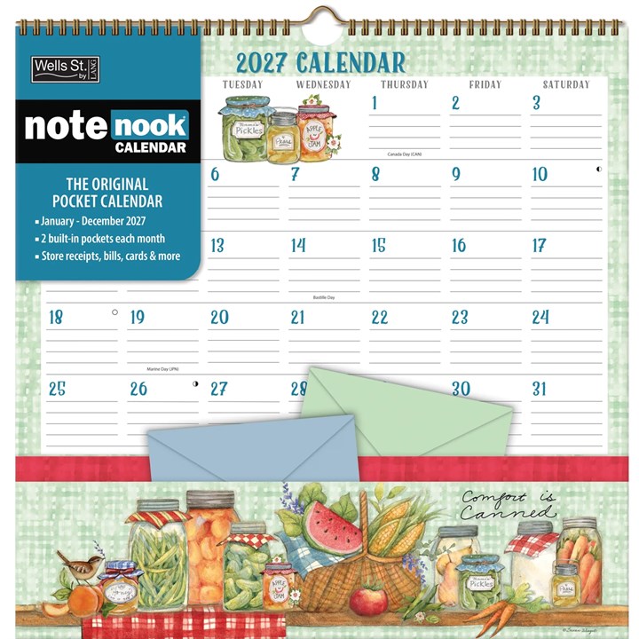 Susan Winget, Folk Song Note Nook Calendar 2027