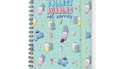 Kitty Bubble Tea Small Week To View Spiral Diary 2027