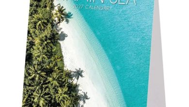 Vitamin Sea Easel Desk Calendar 2027