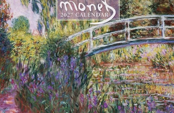 Claude Monet Mini Calendar 2027