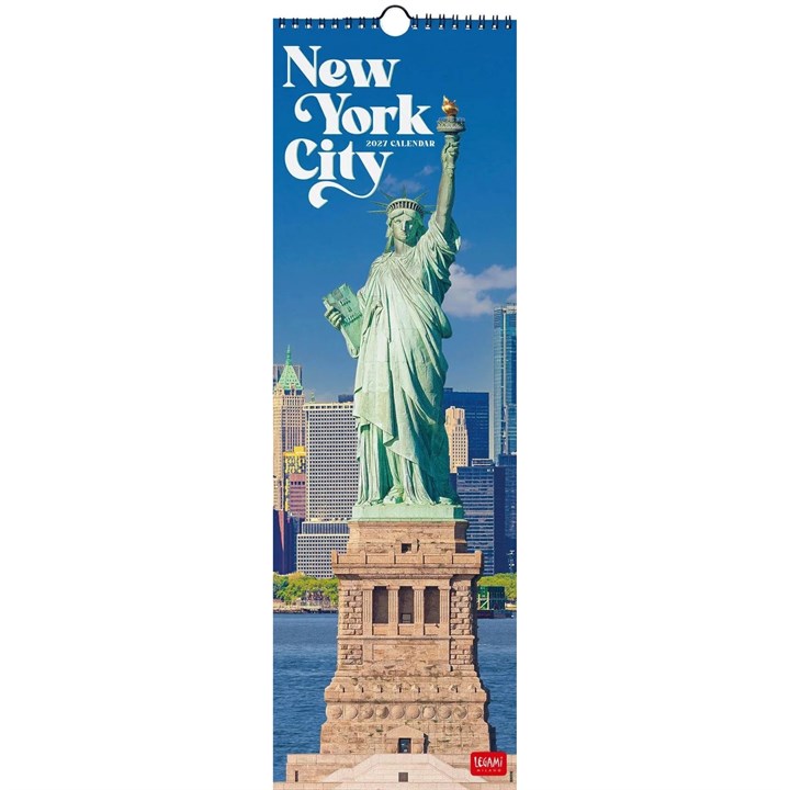 New York Deluxe Slim Calendar 2027