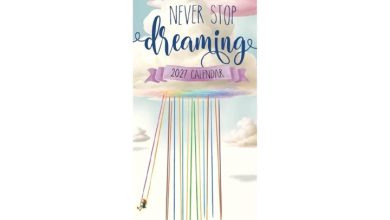 Never Stop Dreaming Deluxe Slim Calendar 2027