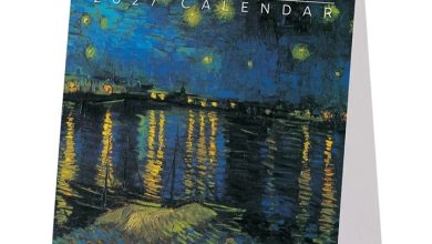 Van Gogh Easel Desk Calendar 2027