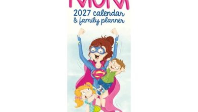 Super Mum Deluxe Slim Family Planner 2027